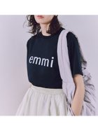 【エミ/emmi】の【10th】【ONLINE限定カラー】eco emmiロゴTシャツ 人気、トレンドファッション・服の通販 founy(ファニー) ファッション Fashion レディースファッション WOMEN トップス・カットソー Tops/Tshirt シャツ/ブラウス Shirts/Blouses ロング / Tシャツ T-Shirts スペシャル Special thumbnail NVY[089]|ID: prp329100004534297 ipo3291000000032045785