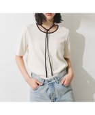 【アダム エ ロペ/ADAM ET ROPE'】の【WEB限定】ブークレリブリボンTシャツ 人気、トレンドファッション・服の通販 founy(ファニー) ファッション Fashion レディースファッション Ladies' Fashion Online トップス・カットソー Tops/Tshirt シャツ/ブラウス Shirts/Blouses ロング / Tシャツ T-Shirts 2025年 2025 2025春夏・S/S Ss,Spring/Summer,2025 おすすめ Recommend コンパクト Compact スラックス Slacks デニム Denim ボトム Bottom ポケット Pocket リボン Ribbon 夏 Summer 春 Spring S/S・春夏 Ss・Spring/Summer thumbnail ホワイト(10)|ID: prp329100004534302 ipo3291000000032624248