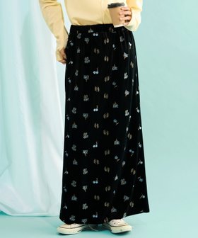 【チャオパニックティピー/CIAOPANIC TYPY】の【2025年S/S新作】花柄刺繍ベロアスカート 人気、トレンドファッション・服の通販 founy(ファニー) ファッション Fashion レディースファッション WOMEN スカート Skirt 春 Spring ガーリー Girly ジャケット Jacket スウェット Sweat デニム Denim フェミニン Feminine ベロア Velor ミックス Mix S/S・春夏 Ss・Spring/Summer おすすめ Recommend 夏 Summer エレガント 上品 Elegant |ID:prp329100004534304