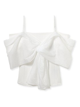 【フレイ アイディー/FRAY I.D】のノットデザインカットコンビトップス 人気、トレンドファッション・服の通販 founy(ファニー) ファッション Fashion レディースファッション Fashion for Women トップス・カットソー Cut & Sew Tops カットソー Cut and Sewn Top ショルダー Shoulder, Shoulder Strap スタイリッシュ Stylish, Fashionable ドッキング Docking, Mixed Material フロント Front, Front Design ボトム Bottoms, Lower Wear ラップ Wrap, Wrap Design 人気 Popular, Best Seller 夏 Summer |ID:prp329100004534309