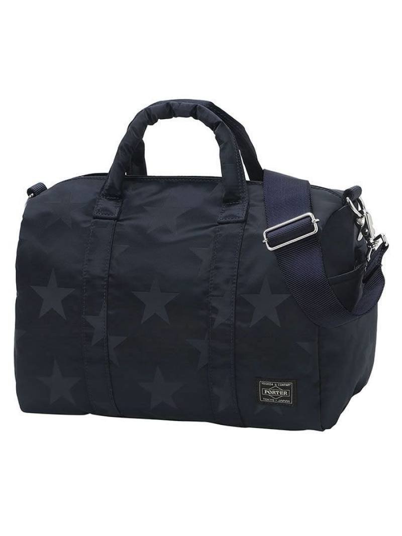 【ポーター/PORTER / MEN】のフラッグ 2WAYショートボストンバッグ インテリア・キッズ・メンズ・レディースファッション・服の通販 founy(ファニー) 　ファッション　Fashion　メンズファッション　Fashion for Men　バッグ　Bags　ボストンバッグ / 旅行&通勤にも便利　Boston Bags　ウォレット　Wallet　コンパクト　Compact, Small Size　ショート　Short, Short Length　シルバー　Silver, Metallic Silver　ジャカード／ジャガード　Jacquard, Woven Pattern　人気　Popular, Best Seller　ボストンバッグ　Boston Bag, Retro Bag　ボンディング　Bonding, Bonded Fabric　ポケット　Pocket, Pocket Detail　ラップ　Wrap, Wrap Design　ミッドナイトブルー|ID: prp329100004534318 ipo3291000000032755336