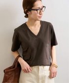 【フレームワーク/FRAMeWORK】の≪追加≫LOEFF/ロエフ 別注スビン天竺VネックTシャツ ブラウン|ID: prp329100004534320 ipo3291000000032045874
