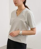 【フレームワーク/FRAMeWORK】の≪追加≫LOEFF/ロエフ 別注スビン天竺VネックTシャツ グリーン B|ID: prp329100004534320 ipo3291000000032045876