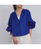 【サロン アダム エ ロペ/SALON adam et rope'】のリネンスキッパーギャザーブラウス GENTLE LINEN 人気、トレンドファッション・服の通販 founy(ファニー) ファッション Fashion レディースファッション WOMEN トップス・カットソー Tops/Tshirt シャツ/ブラウス Shirts/Blouses 洗える Washable ギャザー Gather クロップド Cropped スキッパー Skipper スリーブ Sleeve デニム Denim フェミニン Feminine フレンチ French フロント Front 羽織 Haori リネン Linen おすすめ Recommend エレガント 上品 Elegant thumbnail ブルー(44)|ID: prp329100004534396 ipo3291000000032046169
