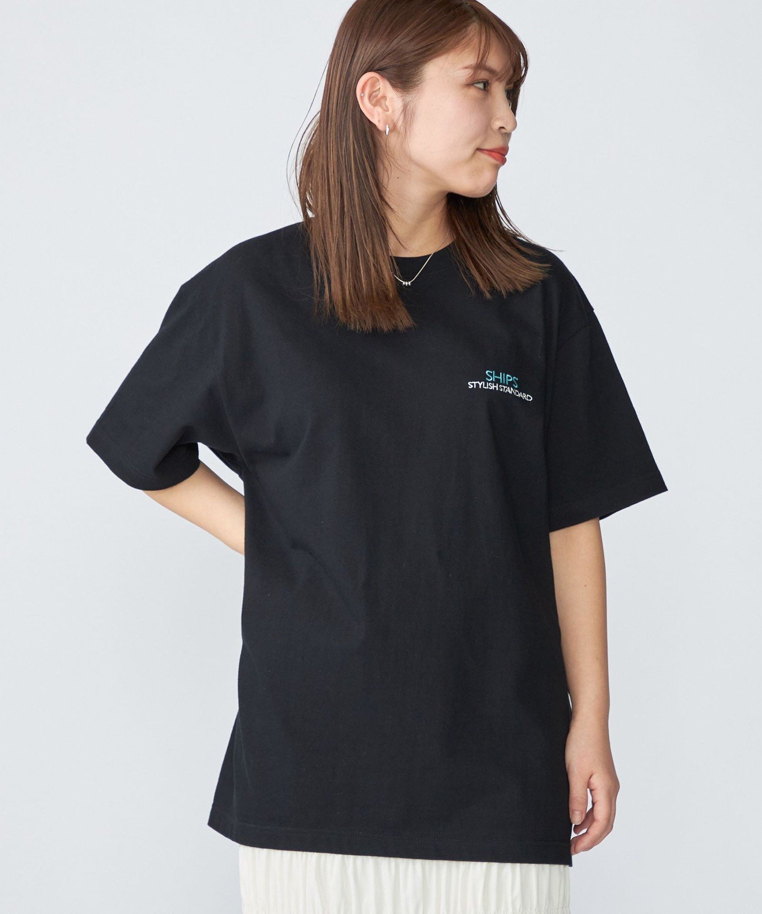 【シップス/SHIPS / MEN】の【WEB限定】SHIPS STYLISH STANDARD ロゴ 刺繍 Tシャツ インテリア・キッズ・メンズ・レディースファッション・服の通販 founy(ファニー) 　ファッション　Fashion　メンズファッション　MEN　おすすめ　Recommend　スタイリッシュ　Stylish　バランス　Balance　ベーシック　Basic　ダークグレー|ID: prp329100004534399 ipo3291000000032046183