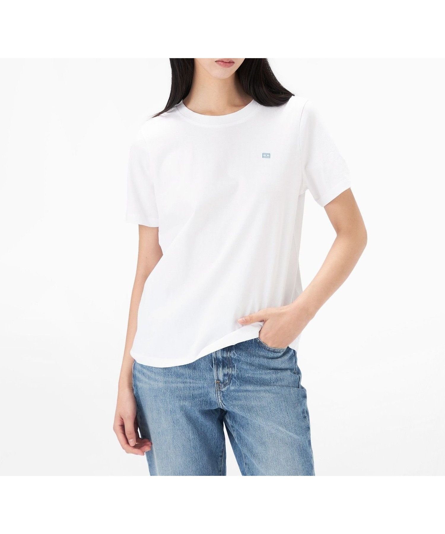 【トミーヒルフィガー/TOMMY HILFIGER】のクルーネックフラッグTシャツ インテリア・キッズ・メンズ・レディースファッション・服の通販 founy(ファニー) 　ファッション　Fashion　レディースファッション　Ladies' Fashion Online　トップス・カットソー　Tops/Tshirt　シャツ/ブラウス　Shirts/Blouses　ロング / Tシャツ　T-Shirts　アメリカン　American　クラシック　Classic　ゴルフ　Golf　デニム　Denim　モダン　Modern　ルーズ　Loose　ワンポイント　One Point　人気　Popularity　ホワイトYCF|ID: prp329100004534400 ipo3291000000032680692