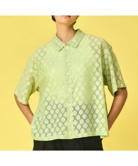 【ビショップ/Bshop】のレース 襟付き半袖シャツ WOMEN 人気、トレンドファッション・服の通販 founy(ファニー) ファッション Fashion レディースファッション WOMEN トップス・カットソー Tops/Tshirt シャツ/ブラウス Shirts/Blouses スリット Slit メッシュ Mesh レース Race 半袖 Short Sleeve |ID:prp329100004534402