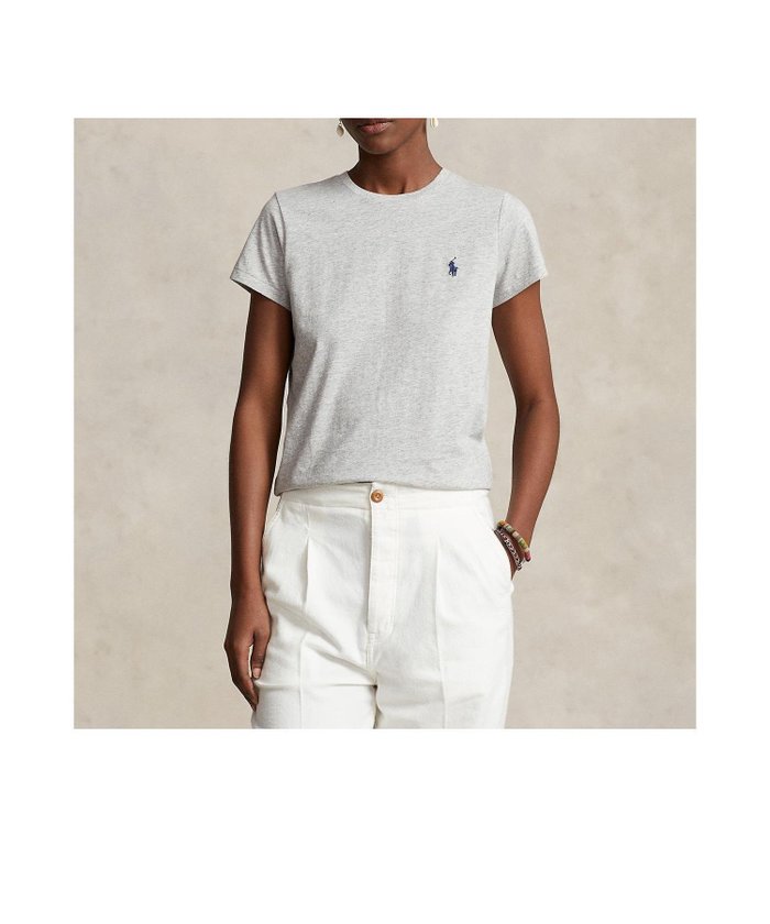 【ラルフローレン/RALPH LAUREN】のコットン ジャージー クルーネック Tシャツ インテリア・キッズ・メンズ・レディースファッション・服の通販 founy(ファニー) https://founy.com/ ファッション Fashion レディースファッション WOMEN トップス・カットソー Tops/Tshirt シャツ/ブラウス Shirts/Blouses ロング / Tシャツ T-Shirts ウォッシュ Wash ジャージー Jersey ストレート Straight フィット Fit 半袖 Short Sleeve |ID: prp329100004534419 ipo3291000000032046262