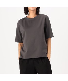 【コムサ/COMME CA】の60/- プレーティング天竺 キレイめTシャツ 人気、トレンドファッション・服の通販 founy(ファニー) ファッション Fashion レディースファッション WOMEN トップス・カットソー Tops/Tshirt シャツ/ブラウス Shirts/Blouses ロング / Tシャツ T-Shirts シンプル Simple ジャケット Jacket ベーシック Basic 定番 Standard |ID:prp329100004534422