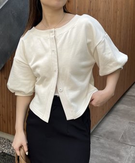【カプリシューレマージュ/CAPRICIEUX LEMAGE】の前開きパフトップス 人気、トレンドファッション・服の通販 founy(ファニー) ファッション Fashion レディースファッション WOMEN トップス・カットソー Tops/Tshirt おすすめ Recommend カーディガン Cardigan スリーブ Sleeve マキシ Maxi 羽織 Haori |ID:prp329100004534436