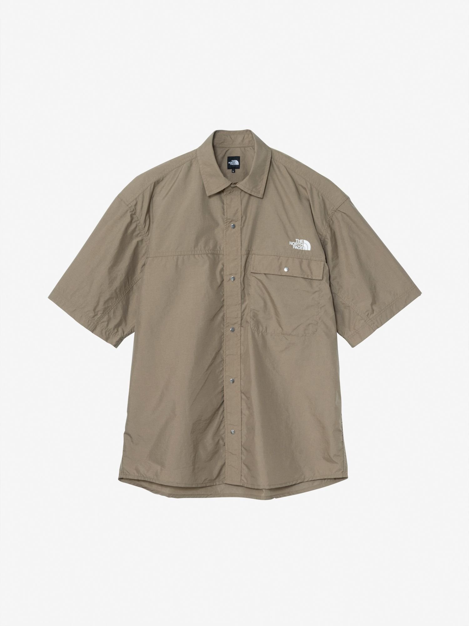 【ザ ノース フェイス/THE NORTH FACE】のショートスリーブヌプシシャツ(ユニセックス) インテリア・キッズ・メンズ・レディースファッション・服の通販 founy(ファニー) 　ファッション　Fashion　レディースファッション　WOMEN　トップス・カットソー　Tops/Tshirt　シャツ/ブラウス　Shirts/Blouses　アウトドア　Outdoor　ドット　Dot　バランス　Balance　フロント　Front　ボックス　Box　半袖　Short Sleeve　クラシックカーキ|ID: prp329100004534452 ipo3291000000032046402