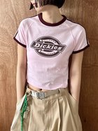 【リリーブラウン/Lily Brown】の【Dickies×LILYBROWN】グラフィックコンパクトTシャツ 人気、トレンドファッション・服の通販 founy(ファニー) ファッション Fashion レディースファッション WOMEN トップス・カットソー Tops/Tshirt シャツ/ブラウス Shirts/Blouses ロング / Tシャツ T-Shirts グラフィック Graphic コレクション Collection コンパクト Compact シンプル Simple スポーティ Sporty プリント Print thumbnail PNK[066]|ID: prp329100004534461 ipo3291000000032046442
