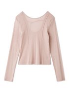 【フレイ アイディー/FRAY I.D】のコットンチュールシアートップス PNK[066]|ID: prp329100004534477 ipo3291000000032713973