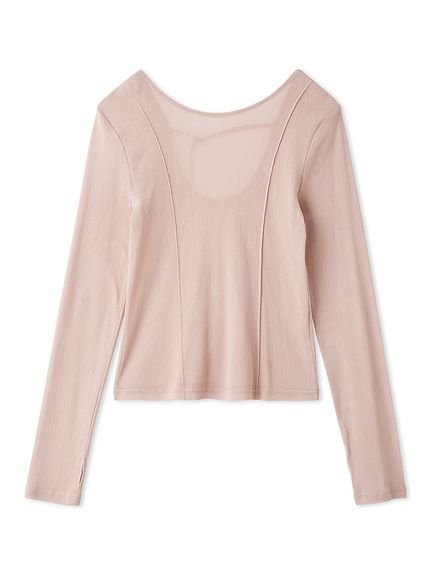 【フレイ アイディー/FRAY I.D】のコットンチュールシアートップス インテリア・キッズ・メンズ・レディースファッション・服の通販 founy(ファニー) 　雑誌掲載アイテム　Magazine Picks & Fashion Features　ファッション雑誌　Fashion Magazines　ヴェリィ　VERY　キャンキャン　CanCam　ファッション　Fashion　レディースファッション　Fashion for Women　トップス・カットソー　Cut & Sew Tops　5月号　May Issue　カッティング　Cutting Detail　カットソー　Cut and Sewn Top　クール　Cool, Chic　チュール　Tulip, Tulip Motif　デコルテ　Décolleté, Neckline　フロント　Front, Front Design　メタル　Metal, Metal Parts　雑誌　Magazine, Fashion Magazine　PNK[066]|ID: prp329100004534477 ipo3291000000032713973