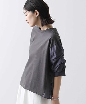 【グレディブリリアン/Gready Brilliant】のGready Brilliant/2_シアータックパフ5SV 人気、トレンドファッション・服の通販 founy(ファニー) ファッション Fashion レディースファッション WOMEN カットソー Cut And Sew シアー Sheer バランス Balance |ID:prp329100004534518
