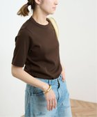 【フレームワーク/FRAMeWORK】の≪追加≫ギザコットンコンパクトTEE ブラウン|ID: prp329100004534521 ipo3291000000032046671