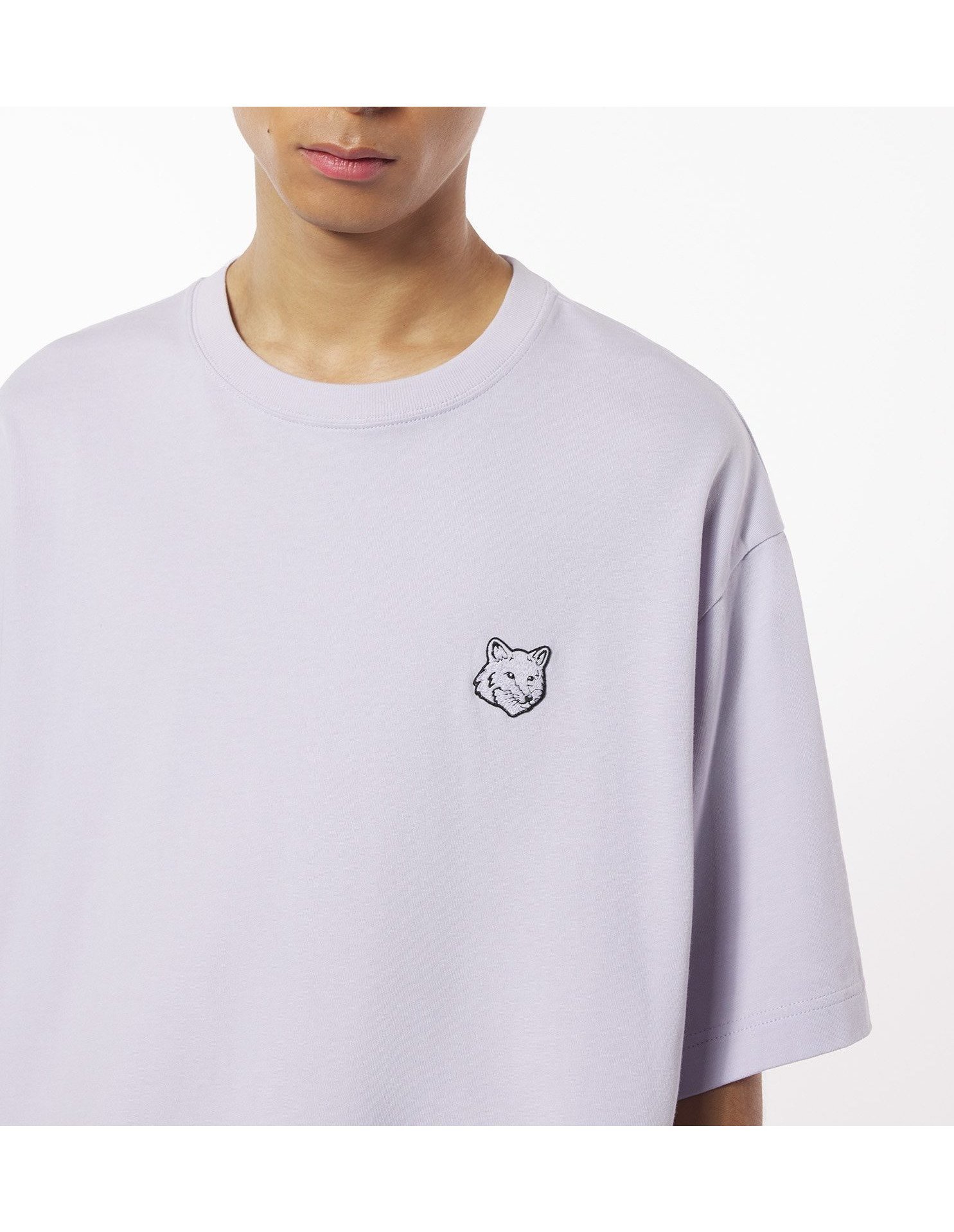 【メゾン キツネ/MAISON KITSUNE / MEN】のMaison Kitsune/BOLD FOX HEAD PATCH OVERSIZE TEE SHIRT インテリア・キッズ・メンズ・レディースファッション・服の通販 founy(ファニー) 　ファッション　Fashion　メンズファッション　Fashion for Men　パッチ　Patch, Appliqué　半袖　Short Sleeve, Half Sleeve　夏　Summer　S/S・春夏　SS, Spring/Summer, Warm Season　SOFT MAUVE|ID: prp329100004534523 ipo3291000000032657978