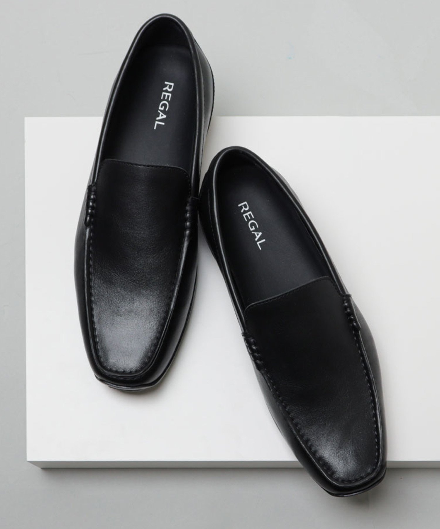 【リーガル フットコミュニティ/REGAL FOOT COMMUNITY / MEN】のREGAL 50HL スリッポン ブラック カジュアルシューズ リーガル インテリア・キッズ・メンズ・レディースファッション・服の通販 founy(ファニー) 　ファッション　Fashion　メンズファッション　MEN　シューズ・靴　Shoes/Men　シューズ　Shoes　スマート　Smart　スリッポン　Slip-Ons　フィット　Fit　エレガント 上品　Elegant　定番　Standard　ブラック|ID: prp329100004534526 ipo3291000000032118178