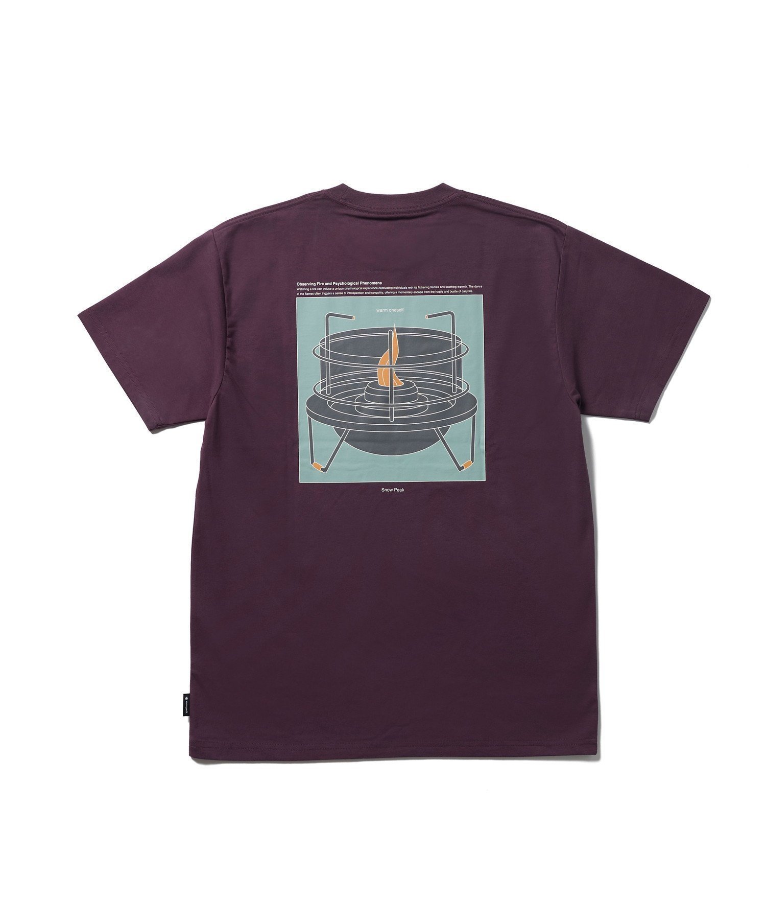 【スノーピーク/SNOW PEAK】のWarm Oneself T-Shirt インテリア・キッズ・メンズ・レディースファッション・服の通販 founy(ファニー) 　ファッション　Fashion　レディースファッション　WOMEN　トップス・カットソー　Tops/Tshirt　シャツ/ブラウス　Shirts/Blouses　ロング / Tシャツ　T-Shirts　アウトドア　Outdoor　ウォーム　Worm　春　Spring　グラフィック　Graphic　吸水　Water Absorption　スマート　Smart　フィット　Fit　フロント　Front　プリント　Print　S/S・春夏　Ss・Spring/Summer　夏　Summer　2025年　2025　2025春夏・S/S　Ss,Spring/Summer,2025　BURGUNDY|ID: prp329100004534532 ipo3291000000032046715