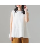 【デミルクス ビームス/Demi-Luxe BEAMS】のラッセルメッシュ ノースリーブ プルオーバー 25SS オフィスカジュアル 機能性 OFF_WHITE|ID: prp329100004534535 ipo3291000000032752824