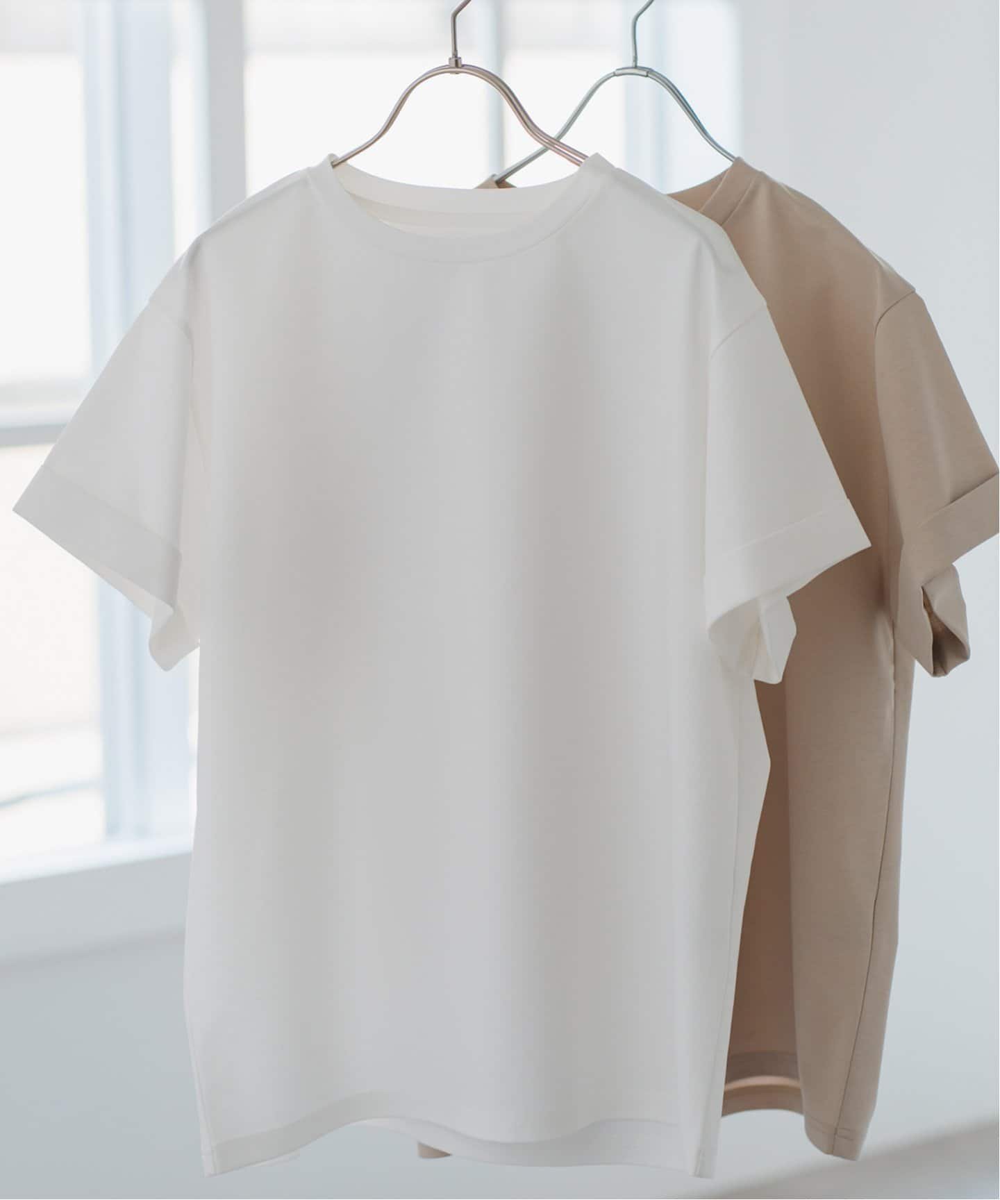 【スピック&スパン/Spick & Span】の《一部店舗+WEB限定》ポンチリターンスリーブプルオーバー インテリア・キッズ・メンズ・レディースファッション・服の通販 founy(ファニー) 　ファッション　Fashion　レディースファッション　WOMEN　トップス・カットソー　Tops/Tshirt　プルオーバー　Pullover　ホワイト|ID: prp329100004534550 ipo3291000000032046788