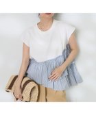 【フリークスストア/FREAK'S STORE】の裾フリル ストライプTシャツ/ドッキングTシャツ/フリルTシャツ 25SS 人気、トレンドファッション・服の通販 founy(ファニー) ファッション Fashion レディースファッション Fashion for Women トップス・カットソー Cut & Sew Tops シャツ・ブラウス・オフィスカジュアル Elegant Blouses & Button-Ups ロングTシャツ・Tシャツ Longline T-Shirts & Tees 2025年 2025 2025春夏・S/S Spring/Summer 2025 SS25 シンプル Simple, Minimal ストライプ Stripe, Striped Pattern ドッキング Docking, Mixed Material バランス Balance, Style Balance フェミニン Feminine, Girly フリル Frill, Ruffle 夏 Summer S/S・春夏 SS, Spring/Summer, Warm Season thumbnail サックスブルー|ID: prp329100004534555 ipo3291000000033544643