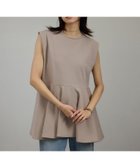 【サロン アダム エ ロペ/SALON adam et rope'】の【WEB限定】ショルダータックペプラムプルオーバー ベージュ系(28)|ID: prp329100004534566 ipo3291000000032623235
