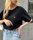 【セットアップセブン/SETUP7】のU.S. POLO ASSN./pony embroidery ティップラインTシャツ ポロ ユニセックス 25SS 人気、トレンドファッション・服の通販 founy(ファニー) ファッション Fashion レディースファッション Fashion for Women トップス・カットソー Cut & Sew Tops シャツ・ブラウス・オフィスカジュアル Elegant Blouses & Button-Ups ロングTシャツ・Tシャツ Longline T-Shirts & Tees アクセサリー Fashion Accessories イタリア Italy カーゴパンツ Cargo Pants, Utility Pants クラシカル Classical, Vintage-Inspired コレクション Collection, Seasonal Line シンプル Simple, Minimal ジャケット Jacket, Outerwear スニーカー Sneakers, Trainers スラックス Slacks, Dress Pants セットアップ Set-Up, Coordinated Outfit デニム Denim, Jeans Material トレンド Trend, Trending Now 定番 Standard, Basic Item プリーツ Pleats, Pleated メンズ Men's, Menswear リラックス Relax, Relaxed Fit ロング Long, Long-Length 再入荷 Restock / Back in Stock おすすめ Recommended / Our Picks 2025年 2025 2025春夏・S/S Spring/Summer 2025 SS25 thumbnail BLK3|ID: prp329100004534599 ipo3291000000033502530