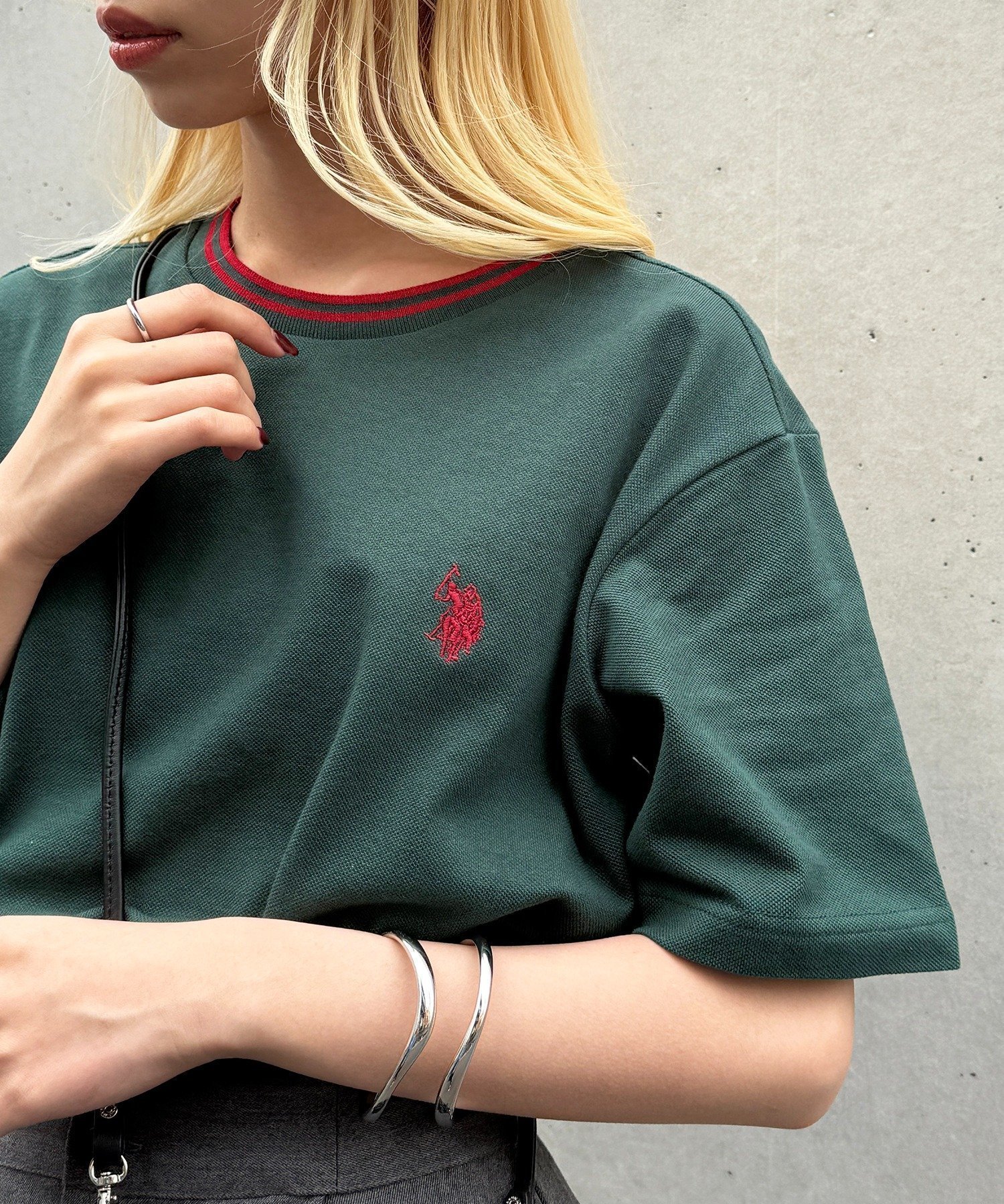 【セットアップセブン/SETUP7】のU.S. POLO ASSN./pony embroidery ティップラインTシャツ ポロ ユニセックス 25SS インテリア・キッズ・メンズ・レディースファッション・服の通販 founy(ファニー) 　ファッション　Fashion　レディースファッション　Fashion for Women　トップス・カットソー　Cut & Sew Tops　シャツ・ブラウス・オフィスカジュアル　Elegant Blouses & Button-Ups　ロングTシャツ・Tシャツ　Longline T-Shirts & Tees　アクセサリー　Fashion Accessories　イタリア　Italy　カーゴパンツ　Cargo Pants, Utility Pants　クラシカル　Classical, Vintage-Inspired　コレクション　Collection, Seasonal Line　シンプル　Simple, Minimal　ジャケット　Jacket, Outerwear　スニーカー　Sneakers, Trainers　スラックス　Slacks, Dress Pants　セットアップ　Set-Up, Coordinated Outfit　デニム　Denim, Jeans Material　トレンド　Trend, Trending Now　定番　Standard, Basic Item　プリーツ　Pleats, Pleated　メンズ　Men's, Menswear　リラックス　Relax, Relaxed Fit　ロング　Long, Long-Length　再入荷　Restock / Back in Stock　おすすめ　Recommended / Our Picks　2025年　2025　2025春夏・S/S　Spring/Summer 2025 SS25　D.GRN|ID: prp329100004534599 ipo3291000000033502535
