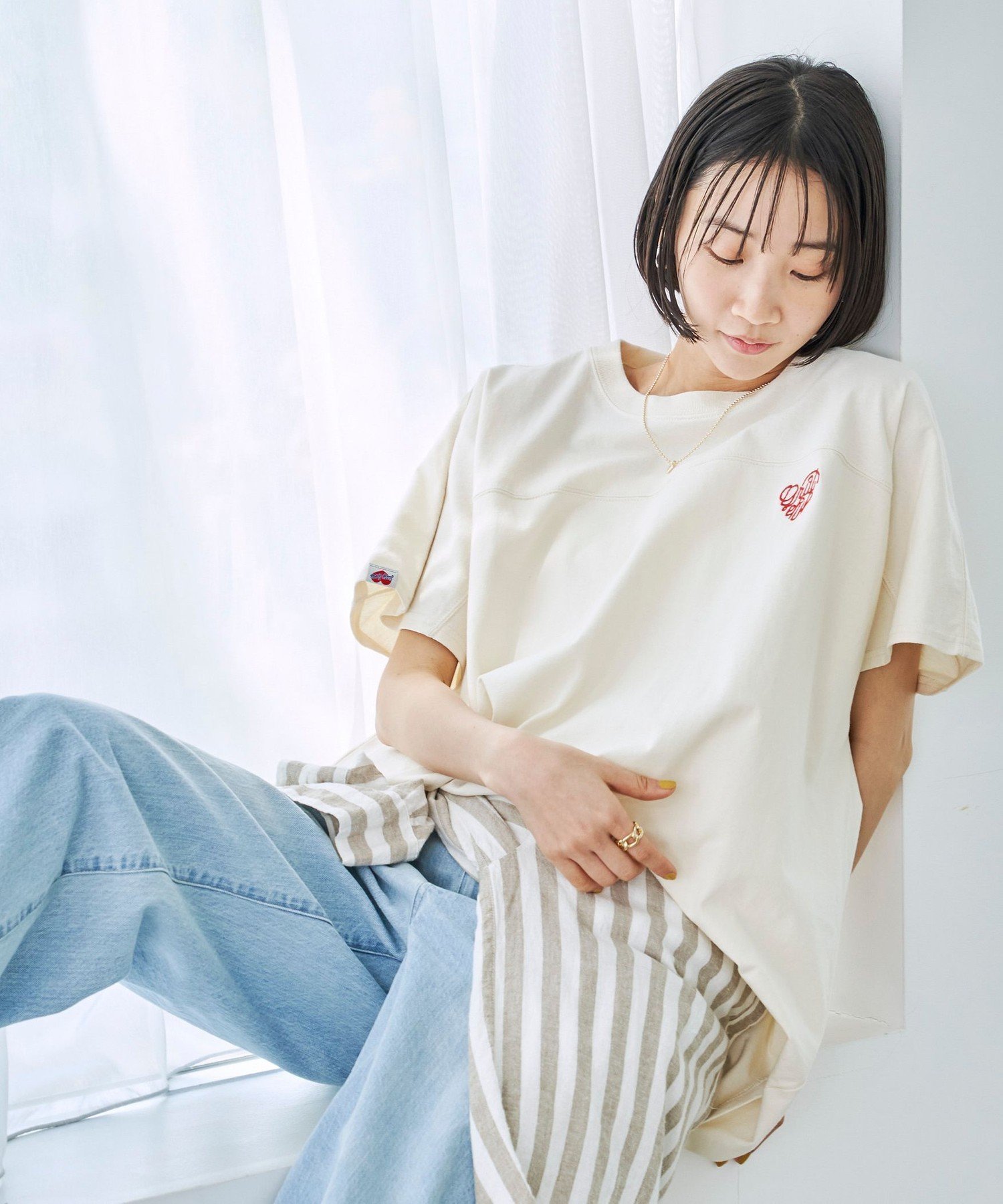 【コーエン/COEN】のSunnySports(サニースポーツ)別注フットボールTシャツ インテリア・キッズ・メンズ・レディースファッション・服の通販 founy(ファニー) 　ファッション　Fashion　レディースファッション　WOMEN　トップス・カットソー　Tops/Tshirt　シャツ/ブラウス　Shirts/Blouses　ロング / Tシャツ　T-Shirts　スポーツ　Sports　ミックス　Mix　人気　Popularity　別注　Special Order　NATURAL|ID: prp329100004534610 ipo3291000000032305981