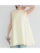 【コカ/COCA】のエンボスAラインノースリーブチュニック 人気、トレンドファッション・服の通販 founy(ファニー) ファッション Fashion レディースファッション WOMEN トップス・カットソー Tops/Tshirt キャミソール / ノースリーブ No Sleeves thumbnail Yellow|ID: prp329100004534621 ipo3291000000032047104