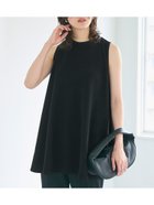 【コカ/COCA】のエンボスAラインノースリーブチュニック 人気、トレンドファッション・服の通販 founy(ファニー) ファッション Fashion レディースファッション WOMEN トップス・カットソー Tops/Tshirt キャミソール / ノースリーブ No Sleeves thumbnail Black|ID: prp329100004534621 ipo3291000000032047105