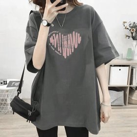 【ミニミニストア/miniministore】の半袖Tシャツレディース 夏 ロゴ 韓国風 人気、トレンドファッション・服の通販 founy(ファニー) ファッション Fashion レディースファッション WOMEN トップス・カットソー Tops/Tshirt シャツ/ブラウス Shirts/Blouses ロング / Tシャツ T-Shirts イエロー Yellow カットソー Cut And Sew チェリー Cherry デニム Denim ビッグ Big プリント Print 半袖 Short Sleeve リラックス Relax ロング Long ワイド Wide 夏 Summer |ID:prp329100004534638