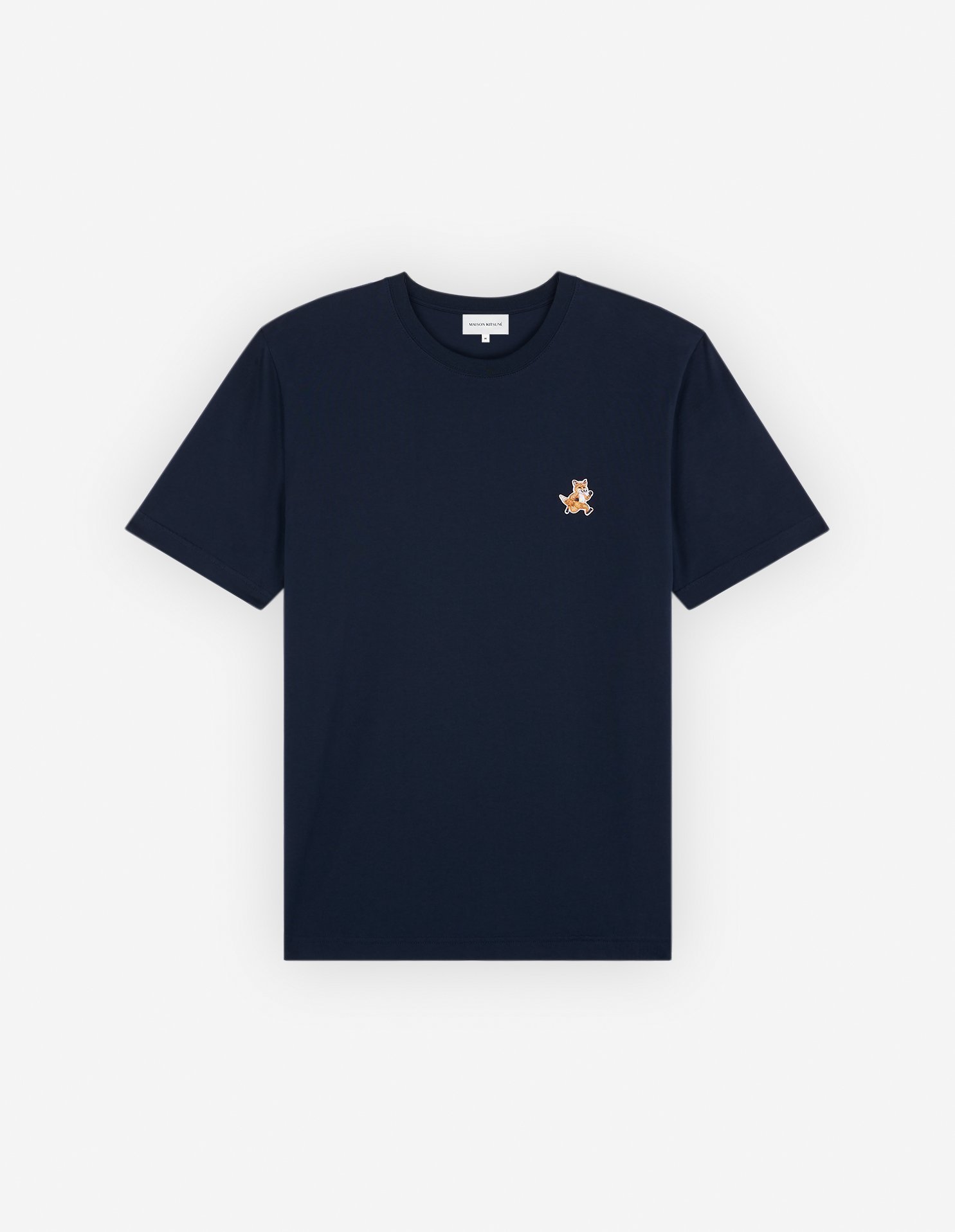 【メゾン キツネ/MAISON KITSUNE / MEN】のMaison Kitsune/SPEEDY FOX PATCH COMFORT TEE-SHIRT インテリア・キッズ・メンズ・レディースファッション・服の通販 founy(ファニー) 　ファッション　Fashion　メンズファッション　MEN　パッチ　Patch　半袖　Short Sleeve　夏　Summer　S/S・春夏　Ss・Spring/Summer　INK BLUE|ID: prp329100004534641 ipo3291000000032047200
