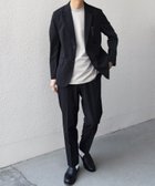 【シップス/SHIPS / MEN】のSHIPS any 撥水/軽量/ストレッチ SOLOTEX シアサッカー セットアップ スーツ 25SS ブラック|ID: prp329100004534655 ipo3291000000032109476