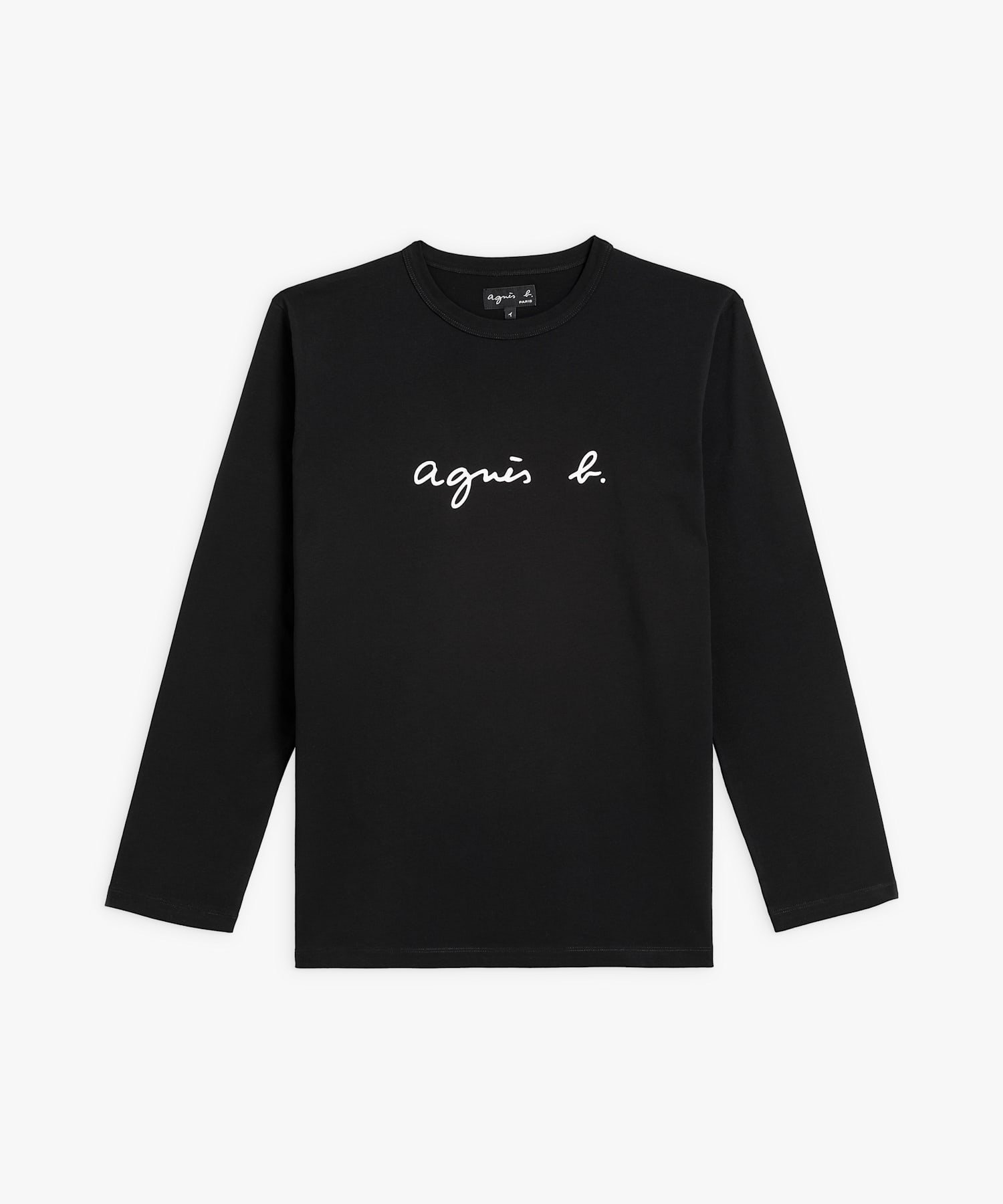 【アニエスベー ファム/agnes b. FEMME】のS137 TS ロゴTシャツ インテリア・キッズ・メンズ・レディースファッション・服の通販 founy(ファニー) 　ファッション　Fashion　レディースファッション　WOMEN　トップス・カットソー　Tops/Tshirt　シャツ/ブラウス　Shirts/Blouses　ロング / Tシャツ　T-Shirts　インナー　Inner　シンプル　Simple　ボックス　Box　人気　Popularity　定番　Standard　長袖　Long Sleeve　ブラック|ID: prp329100004534659 ipo3291000000032047292