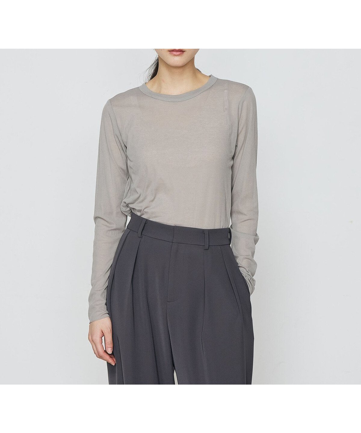 【コムサ/COMME CA】のコットンシアーフライス カットソー 人気、トレンドファッション・服の通販 founy(ファニー) 　ファッション　Fashion　レディースファッション　WOMEN　トップス・カットソー　Tops/Tshirt　カットソー　Cut and Sewn　インナー　Inner　カットソー　Cut And Sew　シアー　Sheer　トレンド　Trend　 other-1|ID: prp329100004534677 ipo3291000000032047374