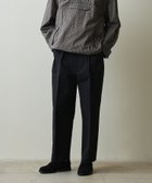 【ビューティ&ユース ユナイテッドアローズ/BEAUTY&YOUTH / UNITED ARROWS / MEN】のSteven Alan ブリュード プロテインファイバー クロス インツープリーツ ドレス トラウザーズ BLACK|ID: prp329100004534678 ipo3291000000032047379