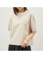【ミラオーウェン/Mila Owen】のMロゴ2サイズハイラインTシャツ BEG[037]|ID: prp329100004534680 ipo3291000000032712381