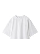 【ミラオーウェン/Mila Owen】のMロゴ2サイズハイラインTシャツ 人気、トレンドファッション・服の通販 founy(ファニー) ファッション Fashion レディースファッション Fashion for Women トップス・カットソー Cut & Sew Tops シャツ・ブラウス・オフィスカジュアル Elegant Blouses & Button-Ups ロングTシャツ・Tシャツ Longline T-Shirts & Tees インナー Innerwear 秋 Autumn クロップド Cropped, Short Length 定番 Standard, Basic Item 人気 Popular, Best Seller バランス Balance, Style Balance ワイド Wide, Wide Fit エレガント 上品 Elegant thumbnail WHT[001]|ID: prp329100004534680 ipo3291000000033931504
