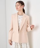 【アナイ/ANAYI】の【セットアップ対応商品】バスケットツイードダブル ジャケット pink|ID: prp329100004534685 ipo3291000000032047408