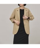 【カレンソロジー/Curensology】のポンチテーラードジャケット ベージュ55|ID: prp329100004534694 ipo3291000000032047450