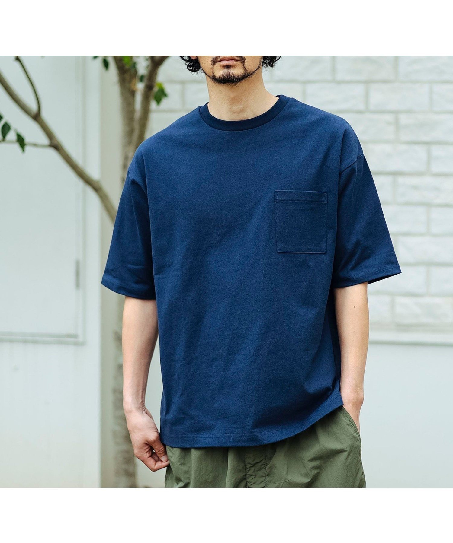 【ビーミングライフストアバイビームス/B:MING LIFE STORE by BEAMS】のヘビーウエイト ドロップショルダー Tシャツ インテリア・キッズ・メンズ・レディースファッション・服の通販 founy(ファニー) 　ファッション　Fashion　レディースファッション　WOMEN　トップス・カットソー　Tops/Tshirt　シャツ/ブラウス　Shirts/Blouses　ロング / Tシャツ　T-Shirts　ショルダー　Shoulder　ドロップ　Drop　バランス　Balance　ビッグ　Big　ポケット　Pocket　定番　Standard　NAVY|ID: prp329100004534721 ipo3291000000032255092