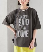 【シップス フォー ウィメン/SHIPS】の【SHIPS別注】81BRANCA 5分袖 ロゴ TEE 24SS チャコールグレー|ID: prp329100004534724 ipo3291000000032047580