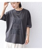 【シップス フォー ウィメン/SHIPS】の【SHIPS別注】81BRANCA 5分袖 ロゴ TEE 24SS ダークグレー|ID: prp329100004534724 ipo3291000000032047581