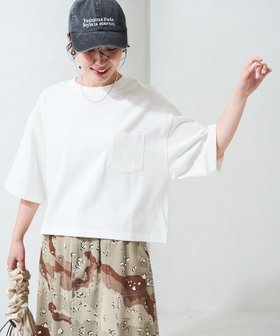 【フリークスストア/FREAK'S STORE】のクロップド丈 ポケット 半袖 Tシャツ【限定展開】 25SS 人気、トレンドファッション・服の通販 founy(ファニー) ファッション Fashion レディースファッション Fashion for Women トップス・カットソー Cut & Sew Tops シャツ・ブラウス・オフィスカジュアル Elegant Blouses & Button-Ups ロングTシャツ・Tシャツ Longline T-Shirts & Tees 2025年 2025 2025春夏・S/S Spring/Summer 2025 SS25 クロップド Cropped, Short Length ショート Short, Short Length トレンド Trend, Trending Now ビッグ Big, Oversized ポケット Pocket, Pocket Detail 半袖 Short Sleeve, Half Sleeve 夏 Summer S/S・春夏 SS, Spring/Summer, Warm Season |ID:prp329100004534729