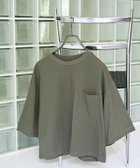 【フリークスストア/FREAK'S STORE】のクロップド丈 ポケット 半袖 Tシャツ【限定展開】 25SS 人気、トレンドファッション・服の通販 founy(ファニー) ファッション Fashion レディースファッション Fashion for Women トップス・カットソー Cut & Sew Tops シャツ・ブラウス・オフィスカジュアル Elegant Blouses & Button-Ups ロングTシャツ・Tシャツ Longline T-Shirts & Tees 2025年 2025 2025春夏・S/S Spring/Summer 2025 SS25 クロップド Cropped, Short Length ショート Short, Short Length トレンド Trend, Trending Now ビッグ Big, Oversized ポケット Pocket, Pocket Detail 半袖 Short Sleeve, Half Sleeve 夏 Summer S/S・春夏 SS, Spring/Summer, Warm Season thumbnail オリーブ|ID: prp329100004534729 ipo3291000000033106393