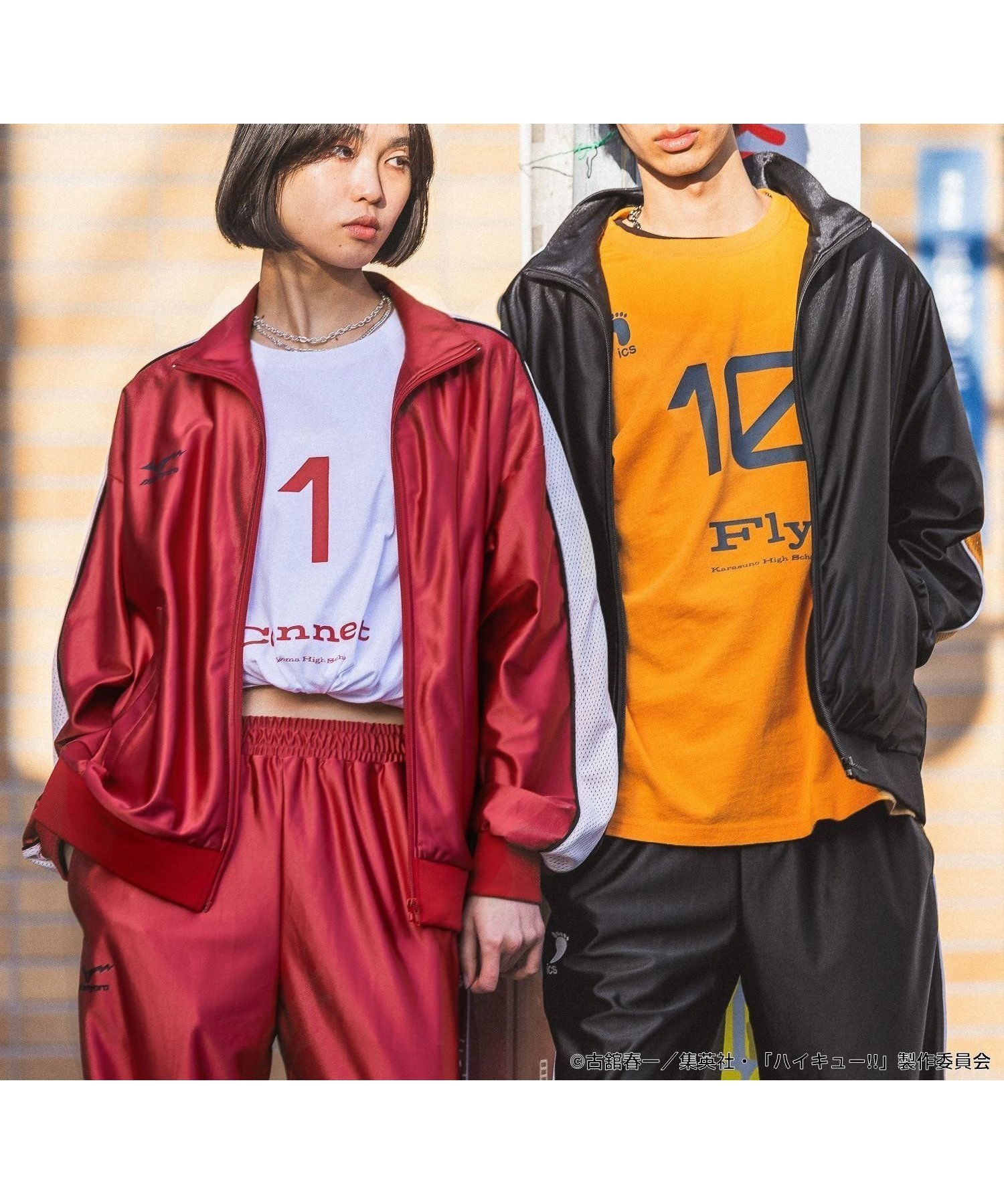 【ジーナシス/JEANASiS】のハイキュー!! トラックジャージ インテリア・キッズ・メンズ・レディースファッション・服の通販 founy(ファニー) 　ファッション　Fashion　レディースファッション　Fashion for Women　インナー　Innerwear　サテン　Satin, Glossy Fabric　ストレッチ　Stretch, Stretchy Fabric　セットアップ　Set-Up, Coordinated Outfit　チャーム　Charm, Pendant　プリント　Print, Printed Pattern　別注　Limited Edition, Custom Order　羽織　Haori, Light Jacket　メッシュ　Mesh, Net Fabric　モチーフ　Motif, Design Theme　おすすめ　Recommended / Our Picks　夏　Summer　レッド系その他|ID: prp329100004534739 ipo3291000000033393700