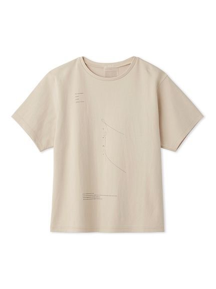 【エミ/emmi】の【IPSA/emmi】コラボプリントTシャツ インテリア・キッズ・メンズ・レディースファッション・服の通販 founy(ファニー) 　ファッション　Fashion　レディースファッション　WOMEN　トップス・カットソー　Tops/Tshirt　シャツ/ブラウス　Shirts/Blouses　ロング / Tシャツ　T-Shirts　グラフィック　Graphic　コラボ　Collaboration　バランス　Balance　春　Spring　BEG[037]|ID: prp329100004534742 ipo3291000000032047659