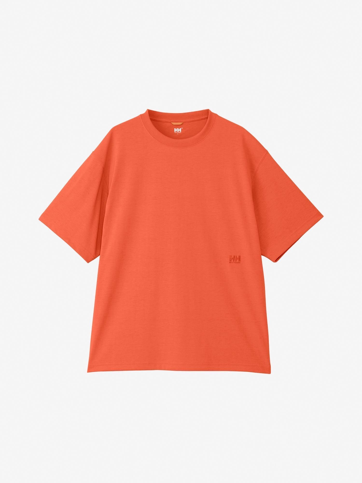 【ヘリーハンセン/HELLY HANSEN】のショートスリーブワンポイントティー(ユニセックス) インテリア・キッズ・メンズ・レディースファッション・服の通販 founy(ファニー) 　ファッション　Fashion　レディースファッション　WOMEN　シンプル　Simple　抗菌　Antibacterial　ブラッドオレンジ|ID: prp329100004534747 ipo3291000000032047676